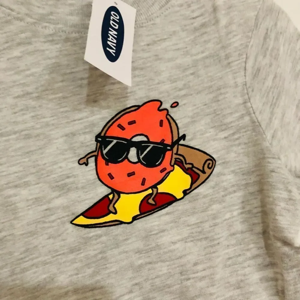 11. Brand New Old Navy Pizza & Donut Short Sleeve Tee‎ For Baby Boy Size 18-24